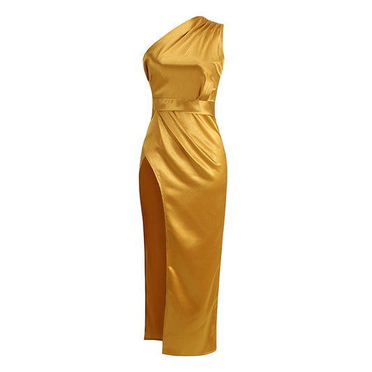 Golden Goddess Maxi Dress